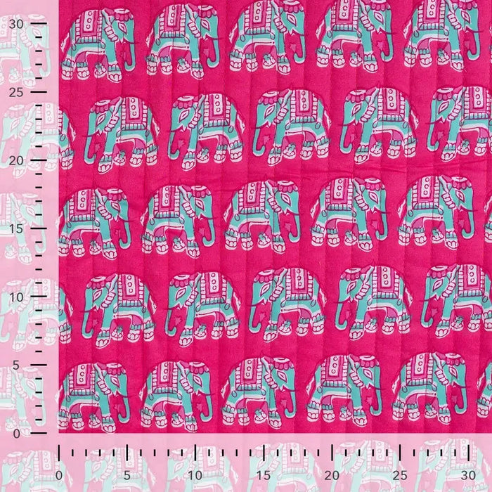 Matelassée Enjoy Quilted Print Stripe Tissus Quality Textiles 