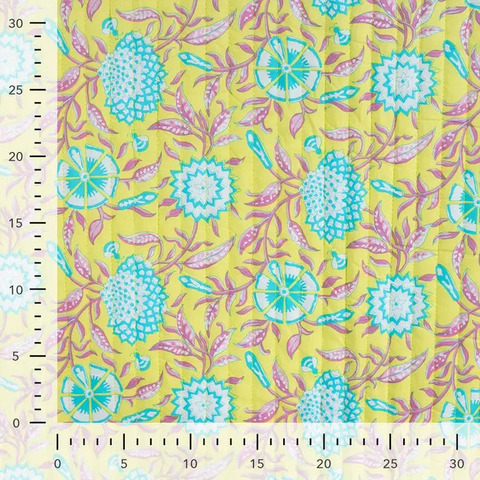 Matelassée Enjoy Quilted Print Stripe Tissus Quality Textiles 
