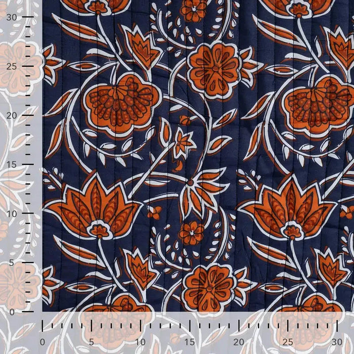 Matelassée Enjoy Quilted Print Stripe Tissus Quality Textiles 