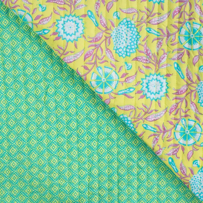 Matelassée Enjoy Quilted Print Stripe Tissus Quality Textiles 