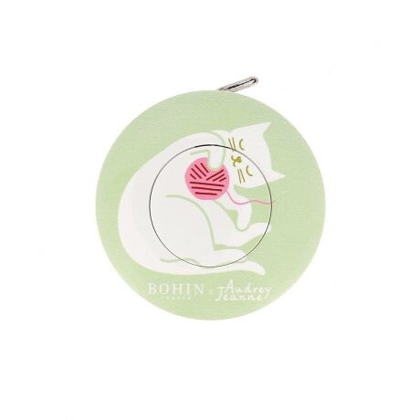 Mètre "Audrey Jeanne" chat - pelote - Bohin Mercerie Bohin 99038 