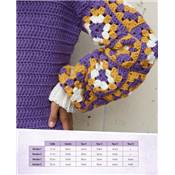 MON DRESSING 100% CROCHET & GRANNY SQUARE - JUPE PULL TOP GILET Livre Éditions marie claire 