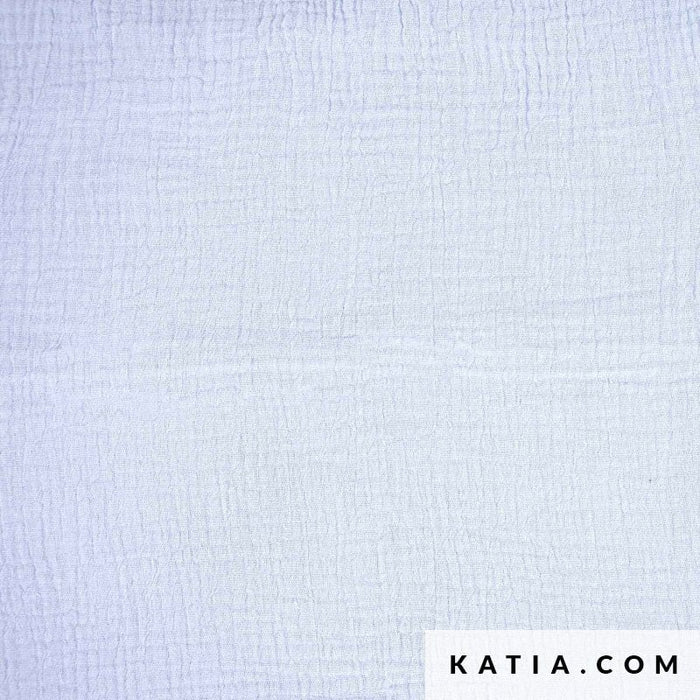 MOUSSELINE SOLID Tissus Katia 115 - Bleu ciel 