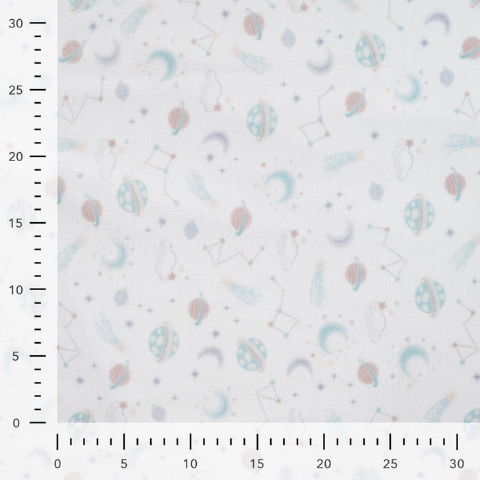 Nicky Velours Galaxy Ecru Tissus Quality Textiles 