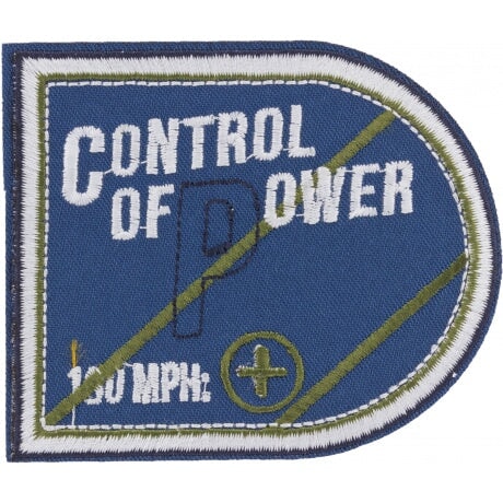 Patch - Ecusson Control of power Mercerie 3Bcom 