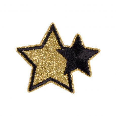 Patch - Ecusson étoile dorée Mercerie 3Bcom 