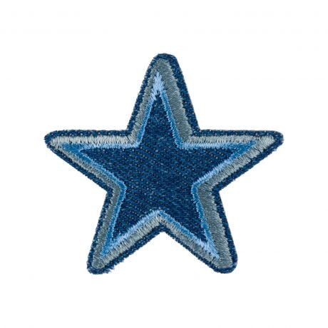 Patch - Ecusson étoile jean Mercerie 3Bcom 