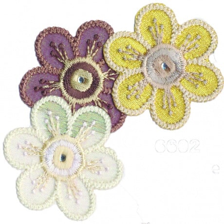 Patch - Ecusson Fleurs Mercerie 3Bcom 