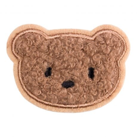 Patch - Ecusson tête ours fourrure Mercerie 3Bcom 