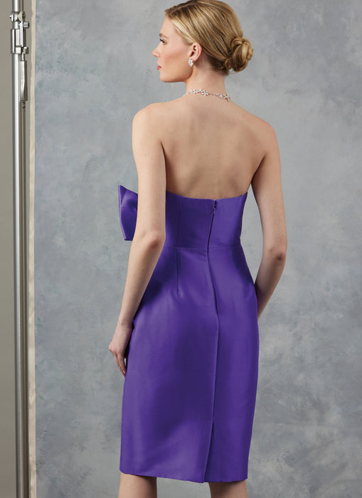 Patron Badgley Mischka - Bustier, Corsage, Robe Patron Vogue 