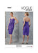 Patron Badgley Mischka - Bustier, Corsage, Robe Patron Vogue 