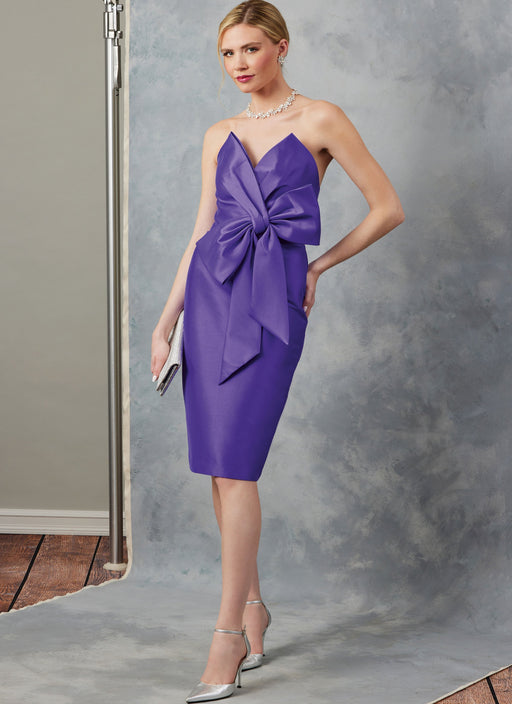 Patron Badgley Mischka - Bustier, Corsage, Robe Patron Vogue 