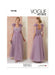 Patron Badgley Mischka - Ceinture, Corsage, Robe Patron Vogue 