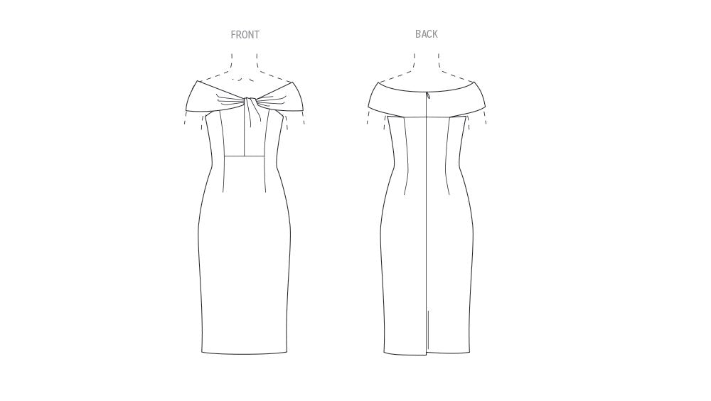 Patron Badgley Mischka - Robe Patron Vogue 