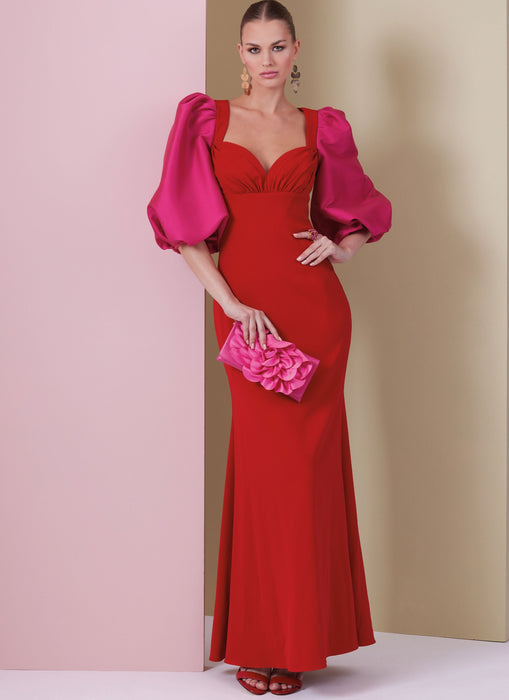 Patron Badgley Mischka - Robe, Soutien Patron Vogue 