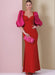 Patron Badgley Mischka - Robe, Soutien Patron Vogue 
