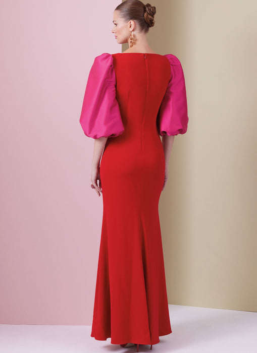 Patron Badgley Mischka - Robe, Soutien Patron Vogue 