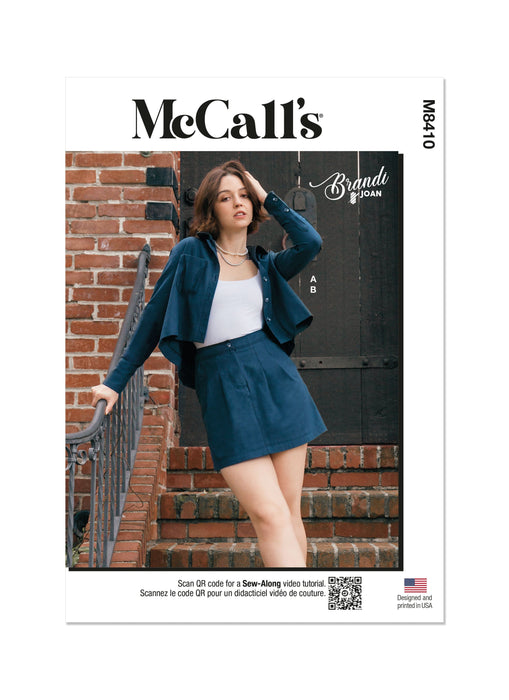 Patron Brandi Joan - Chemise, Jupe Patron McCall's 