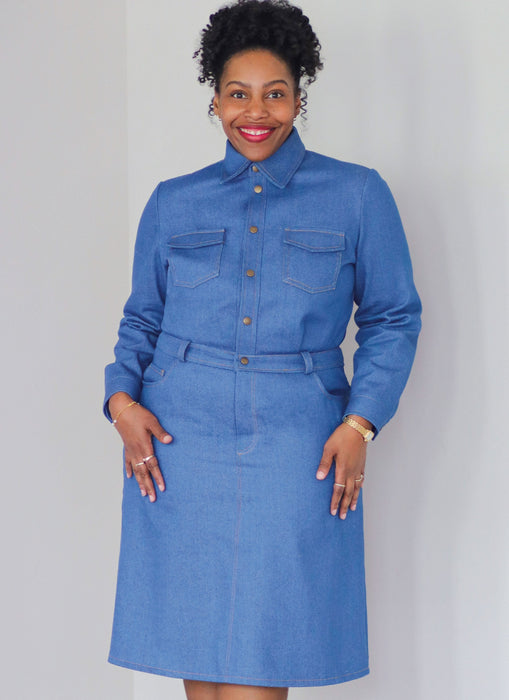 Patron Brittany J. Jones - Ceinture, Robe Patron McCall's 