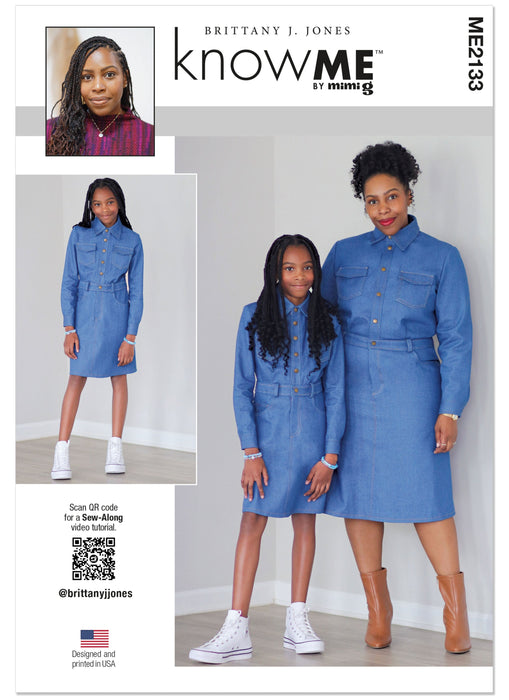 Patron Brittany J. Jones - Ceinture, Robe Patron McCall's 