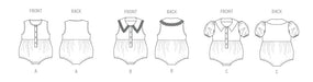 Patron Butterick - Barboteuse Patron Butterick 