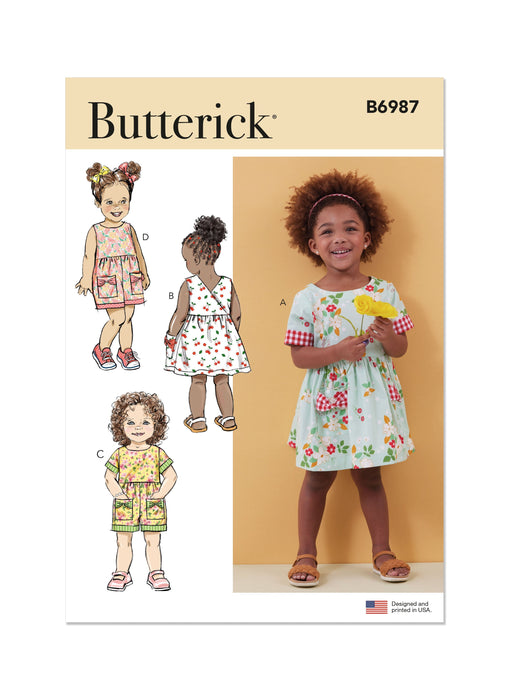 Patron Butterick - Barboteuse, Robe Patron Butterick 