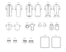Patron Butterick - Bavoir, Chapeau, Chausson, Chemise, Combinaison, Couverture, Moufles Patron Butterick 