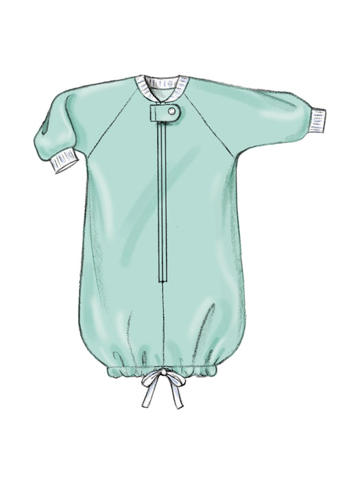 Patron Butterick - Bavoir, Chapeau, Chausson, Chemise, Combinaison, Couverture, Moufles Patron Butterick 