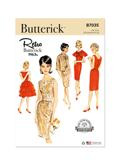 Patron Butterick - Cape, Ceinture, Jupe, Robe, Veste Patron Butterick 