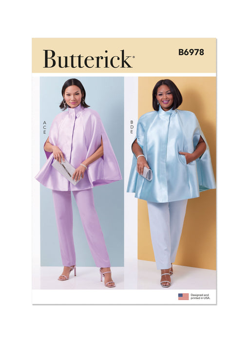 Patron Butterick - Cape, Haut, Pantalon Patron Butterick 