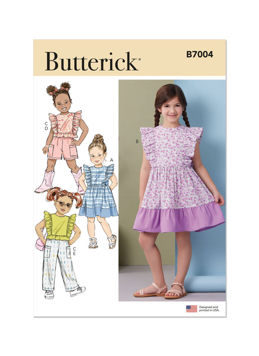 Patron Butterick - Ceinture, Corsage, Haut, Pantalon, Robe, Short Patron Butterick 