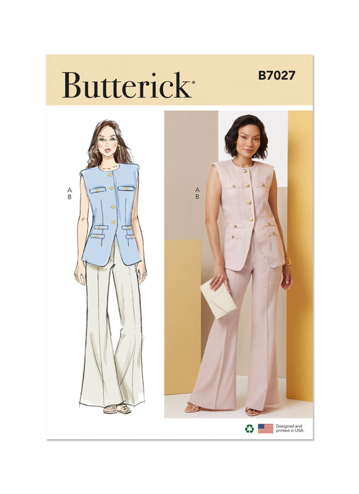 Patron Butterick - Ceinture, Gilet, Haut, Pantalon Patron Butterick 