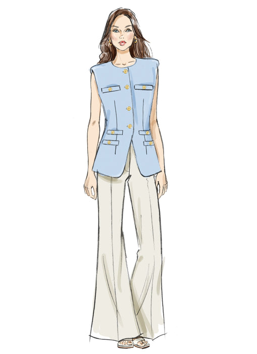 Patron Butterick - Ceinture, Gilet, Haut, Pantalon Patron Butterick 