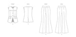 Patron Butterick - Ceinture, Gilet, Haut, Pantalon Patron Butterick 