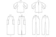 Patron Butterick - Ceinture, Haut, Jupe, Pantalon Patron Butterick 