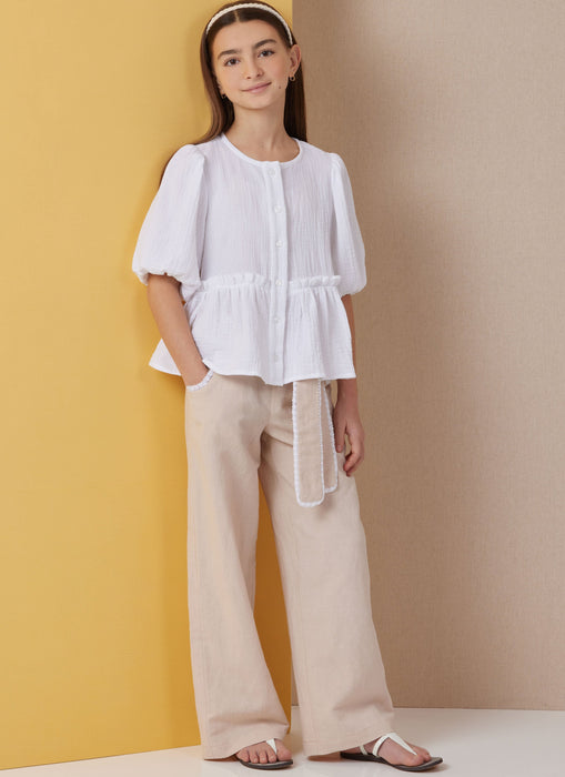 Patron Butterick - Ceinture, Haut, Pantalon, Short Patron Butterick 