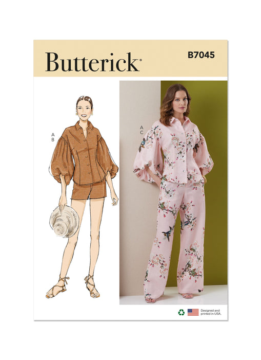 Patron Butterick - Ceinture, Haut, Pantalon, Short Patron Butterick 
