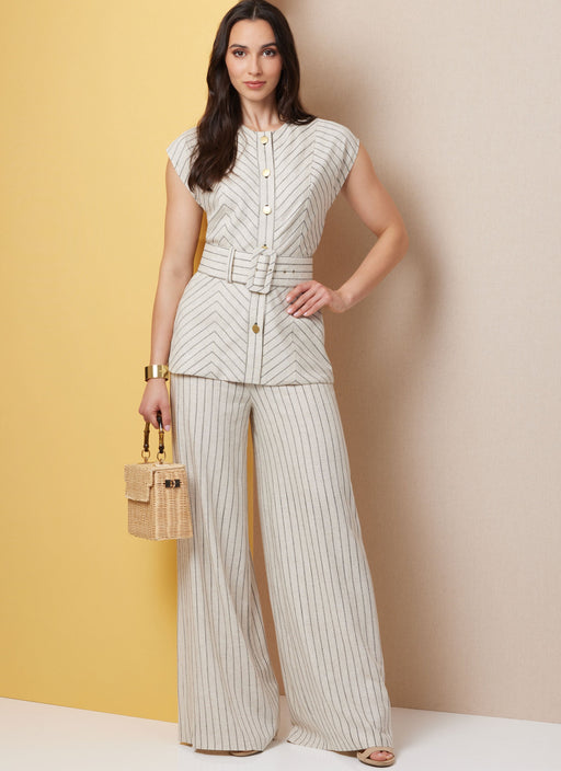Patron Butterick - Ceinture, Haut, Pantalon, Soutien Patron Butterick 