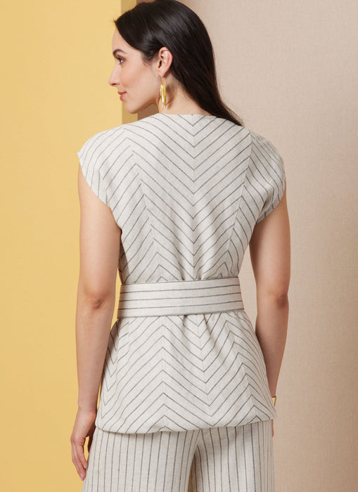Patron Butterick - Ceinture, Haut, Pantalon, Soutien Patron Butterick 