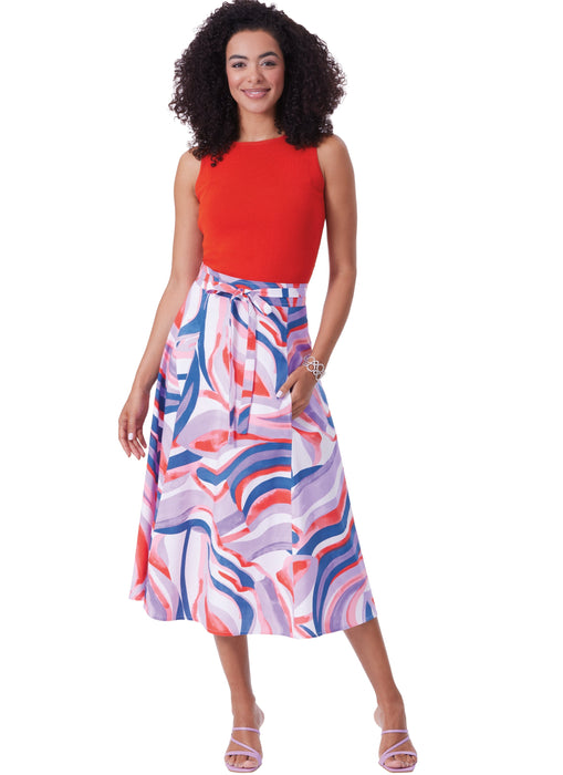 Patron Butterick - Ceinture, Jupe Patron Butterick 