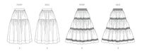 Patron Butterick - Ceinture, Jupe Patron Butterick 