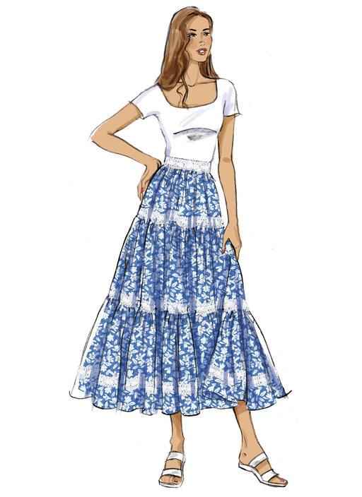 Patron Butterick - Ceinture, Jupe Patron Butterick 