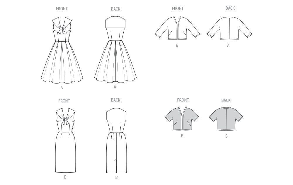 Patron Butterick - Ceinture, Jupe, Robe, Veste Patron Butterick 