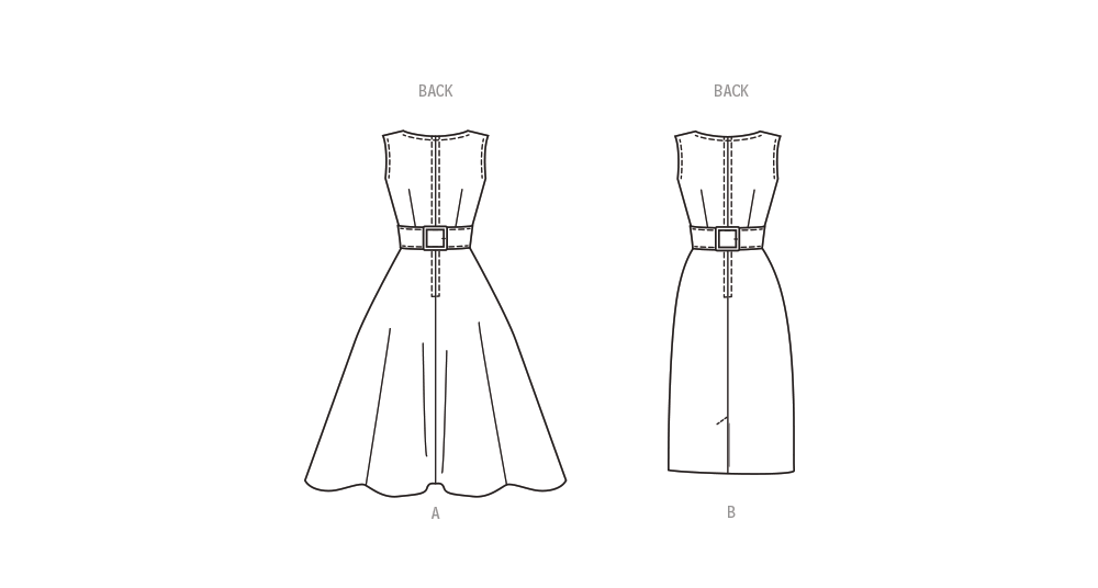 Patron Butterick - Ceinture, Jupe, Salopette Patron Butterick 