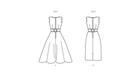 Patron Butterick - Ceinture, Jupe, Salopette Patron Butterick 
