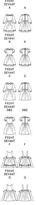 Patron Butterick - Ceinture, Jupe, Salopette Patron Butterick 