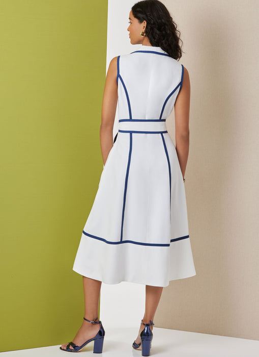 Patron Butterick - Ceinture, Robe Patron Butterick 