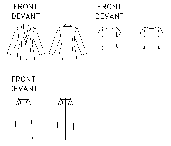Patron Butterick - Ceinture, Robe Patron Butterick 