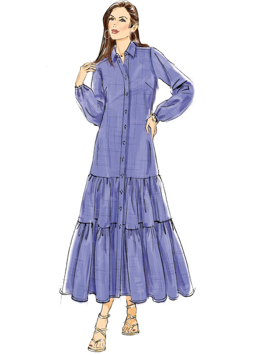 Patron Butterick - Ceinture, Robe Patron Butterick 