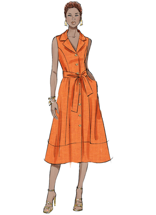Patron Butterick - Ceinture, Robe Patron Butterick 